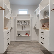 Master walk-in closets