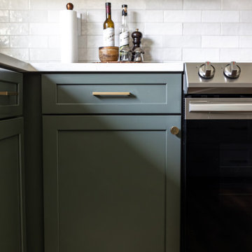 Lush Green Kitchen Revamp