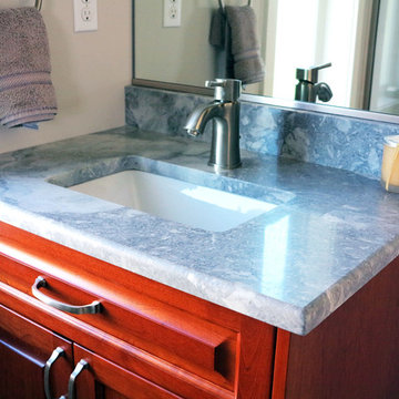 Super White Quartzite Kitchen Countertop