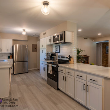 Big Impression for Smallish Kitchen