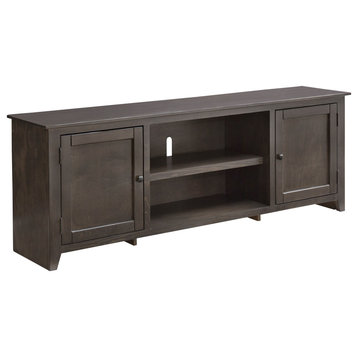 Outlaw 80" TV Entertainment Console in Saddle Brown