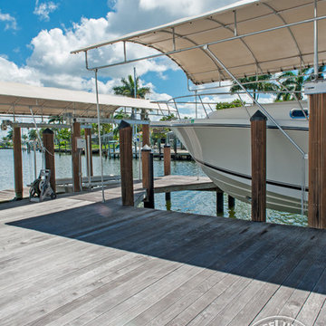 Ft. Myers Dock with Gray Ipe Decking