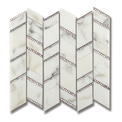 Captivate Calacatta with Bronze and Pewter Mirror, 10 1/2" x 11 7/16" Part #: MB - Products