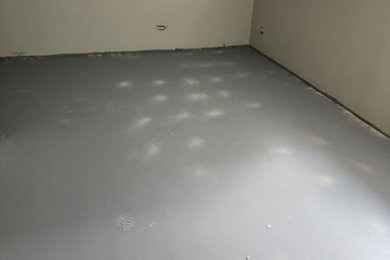 Epoxy project on basement floor