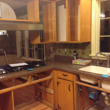 Retro Red Kitchen