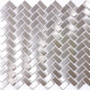 12"x12" Subway Stainless Steel Tile, Full Sheet