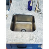 Orwell Stainless Steel 17" Single Bowl Undermount Kitchen Sink, Brushed Stainless Steel