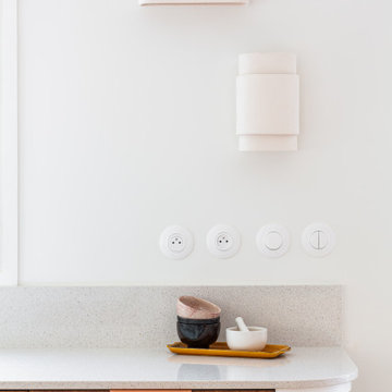 Réinventer un appartement de 47m² par la courbe et les couleurs