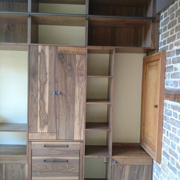 Custom Walnut Built In - Fairfax Station