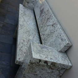White Springs Granite Bench - Outdoor Benches