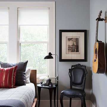 Avenue H Primary Bedroom with Cravotta Walnut Platform Bed