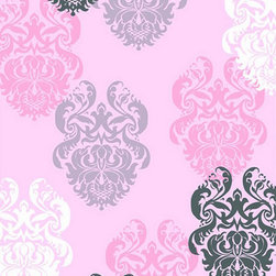 Brocade Pink Kids Area Rug - The Rug Market America - Rugs