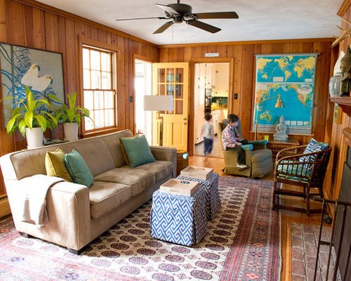 Decorating Living Room With Wood Paneling