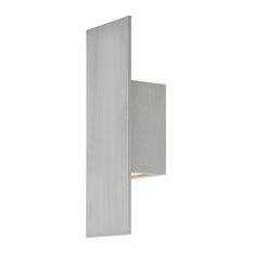 WAC Lighting WS-W54614 Icon 2 Light 14" Tall LED Outdoor Wall - Brushed