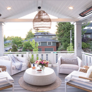 Extended Deck Over Small Privacy Patio