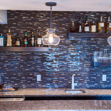 Masculine Modern Basment