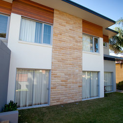 Teakwood Sandstone Thin Veneer - Wall Cladding & Stone Veneer