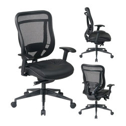 Black Executive High Back Leather Office Chair - Office Chairs