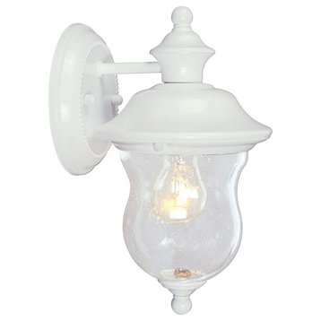 Design House 503839 Highland 11" Tall Outdoor Wall Sconce - White