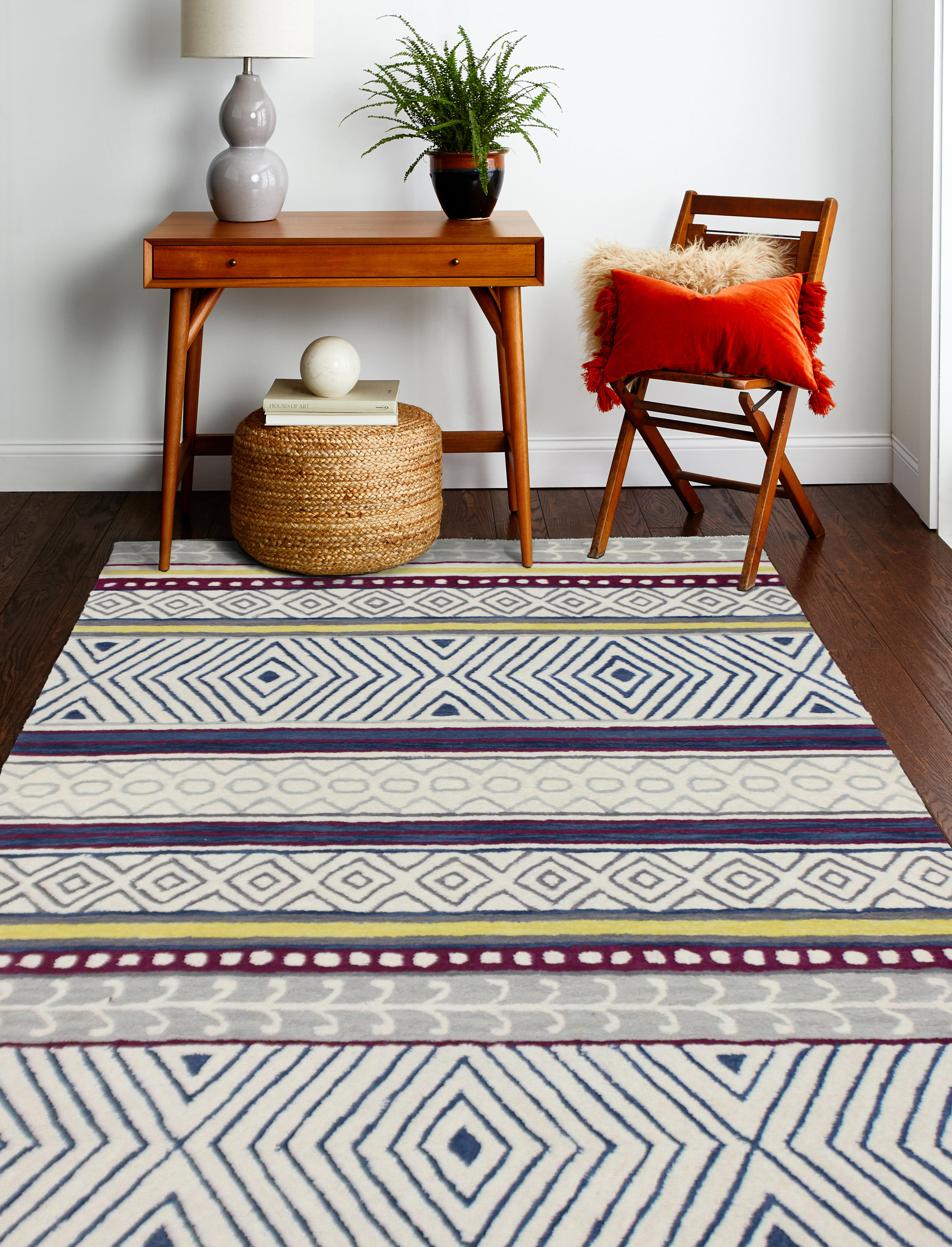Tenafly Rugs Bashian Tenafly Area Rug, Ivory, 5'x7'6