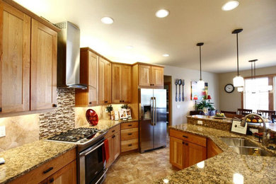 Elegant kitchen photo in Other