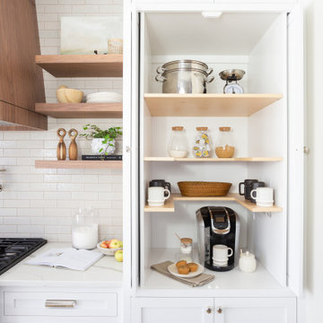 Bye Bye Builder Grade - Appliance Cabinet