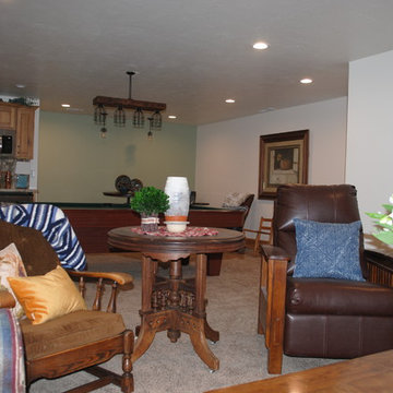 Rustic Basement Remodel