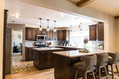 Example of a trendy kitchen design in Other