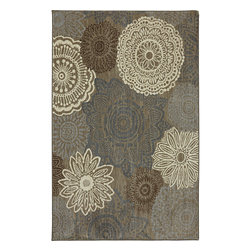Euphoria Collection - Mossat Brown - Area Rugs