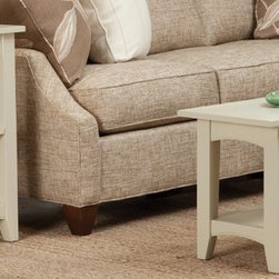 Ivory Coffee and End Tables, Sand Couch, Traditional Living Room - Products