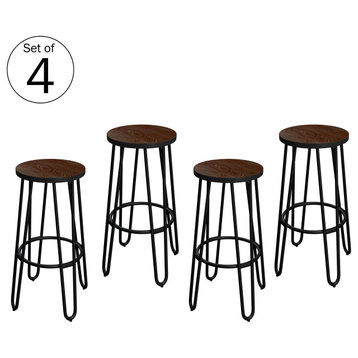 Backless Barstools, Hairpin Legs