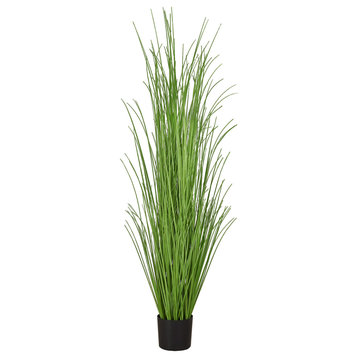 Artificial Plant, 47" Tall, Indoor, Floor, Greenery, Potted, Green Grass