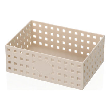 YBM Home Plastic Containers Shelf Storage Baskets for Storing Household Items, 8