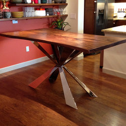 Devin Chrome Table - Dining Tables