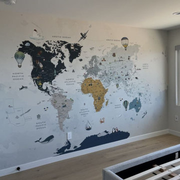 Nursery wallpaper installation Enterprise, NV