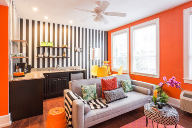 Living room photo in Miami