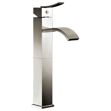 Dawn Single-Lever Square Tall Lavatory Faucet, Brushed Nickel