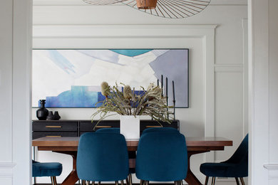 Dining room - 1960s dining room idea in San Francisco