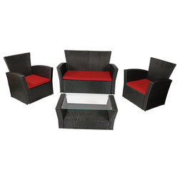 Tropical Outdoor Lounge Sets by Serenity Health & Home Decor
