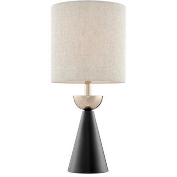 Oriela 1 Light Table Lamp, Black