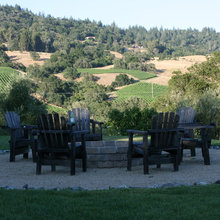 Fire pit sitting area