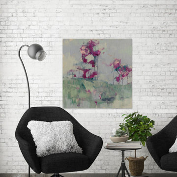 "Lavender Field I" Painting Print on Wrapped Canvas