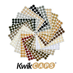 KwikCaps Self Adhesive Screw Covers - Decorative Accents