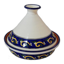 Le Souk Ceramique - Cookable Tagine, Riya, 12" - Specialty Cookware