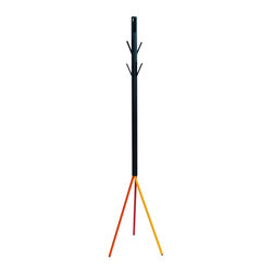 Spine Black Coat Stand - Coatracks And Umbrella Stands