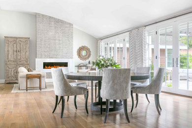 Inspiration for a transitional dining room remodel in San Francisco