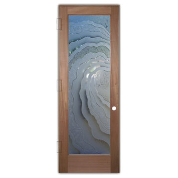 Interior Prehung Door or Interior Slab Door - Metacurl - Mahogany - 24" x...