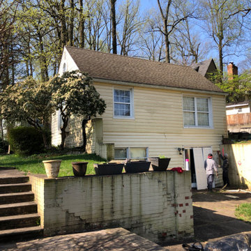 Exterior of original home.