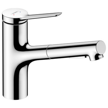 Hansgrohe 74800 Zesis 1.75 GPM 1 Hole Pull Out Kitchen Faucet - Chrome