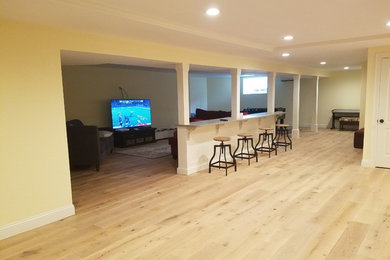 Inspiration for a rustic home design remodel in Providence